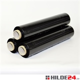 HILDE24 | Schwarze Handstretchfolie 20 my, 500 mm x 260 lfm
